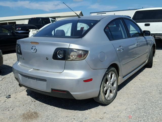 JM1BK324381129425 - 2008 MAZDA 3 S SILVER photo 4