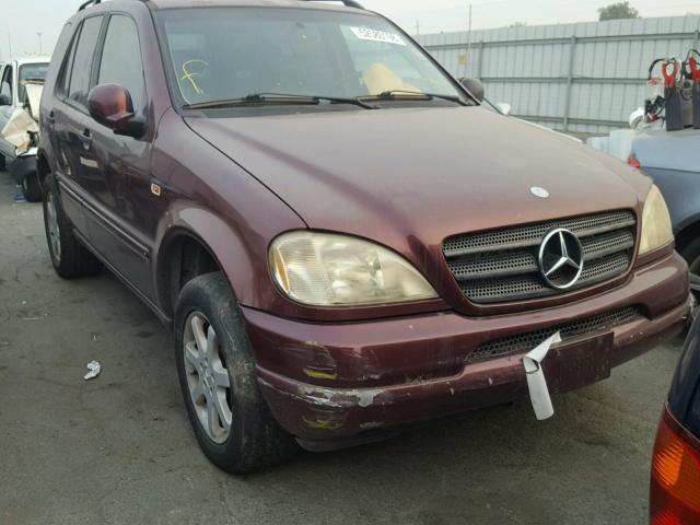 4JGAB72E1XA067917 - 1999 MERCEDES-BENZ ML 430 BURGUNDY photo 1