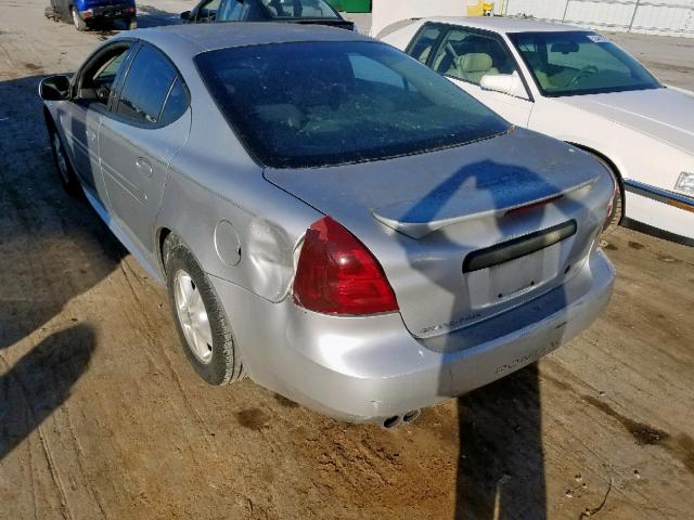 2G2WP522841182403 - 2004 PONTIAC GRAND PRIX SILVER photo 3