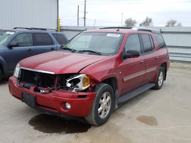 1GKET12P246168100 - 2004 GMC ENVOY XUV MAROON photo 2