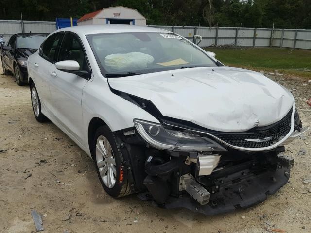 1C3CCCAB0FN732702 - 2015 CHRYSLER 200 LIMITE WHITE photo 1