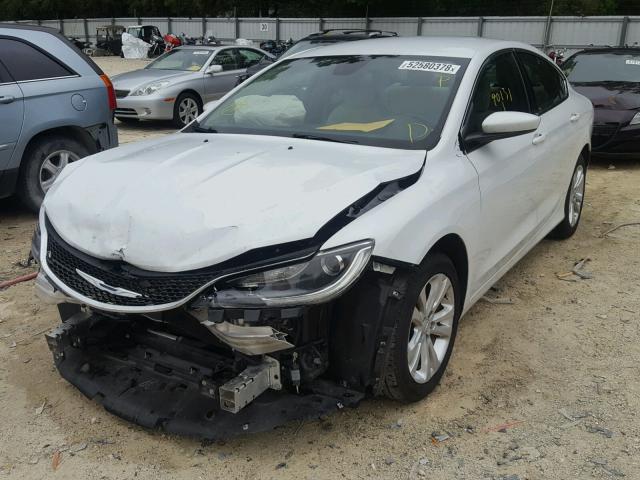 1C3CCCAB0FN732702 - 2015 CHRYSLER 200 LIMITE WHITE photo 2