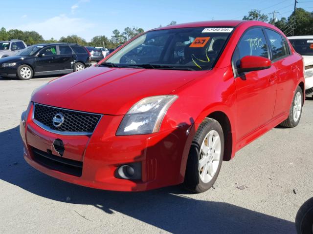 3N1AB6AP4CL708534 - 2012 NISSAN SENTRA 2.0 RED photo 2