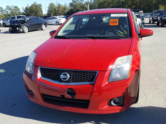 3N1AB6AP4CL708534 - 2012 NISSAN SENTRA 2.0 RED photo 9