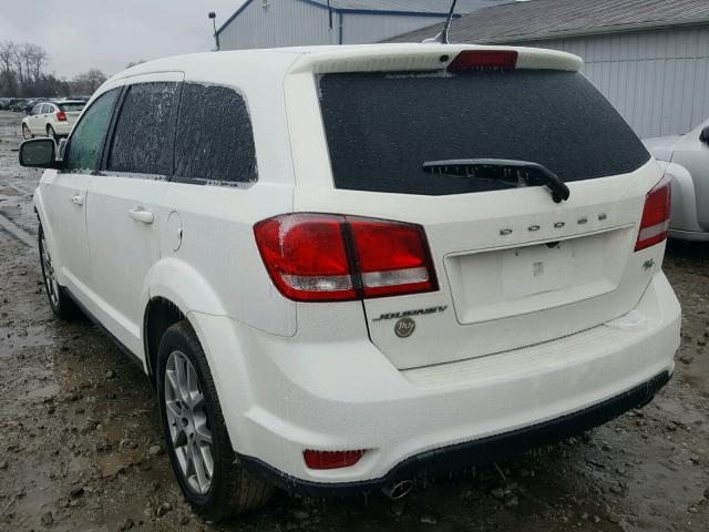 3C4PDCEG8FT679294 - 2015 DODGE JOURNEY R/ WHITE photo 3