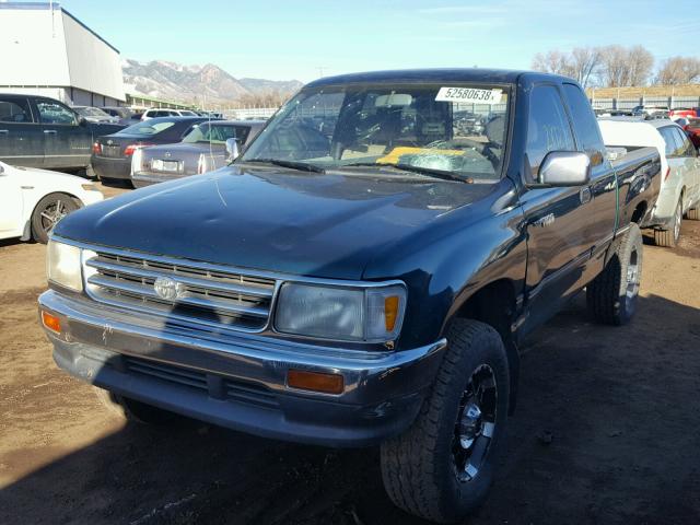 JT4UN22D2V0050792 - 1997 TOYOTA T100 XTRAC GREEN photo 2