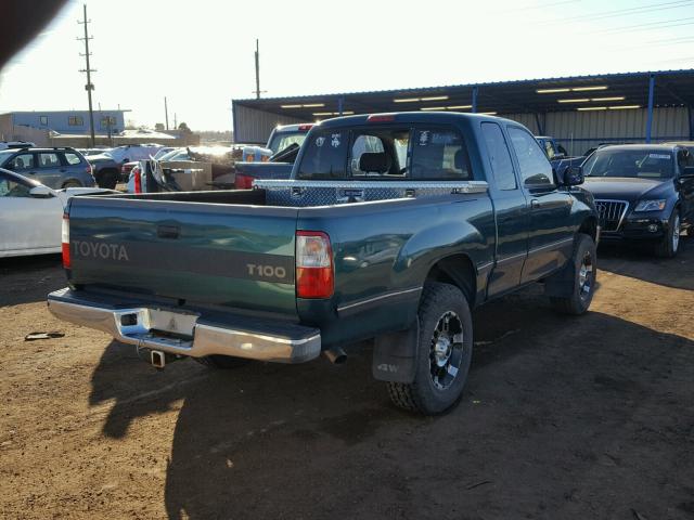 JT4UN22D2V0050792 - 1997 TOYOTA T100 XTRAC GREEN photo 4