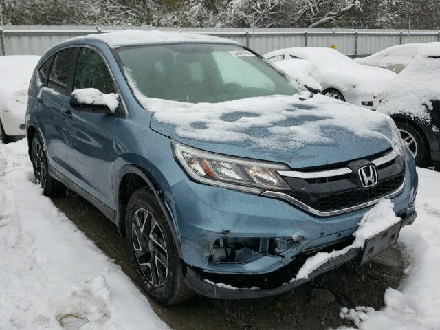 2HKRM4H41GH621156 - 2016 HONDA CR-V SE BLUE photo 1