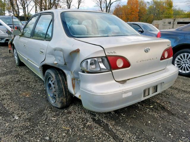 2T1BR12EX1C507931 - 2001 TOYOTA COROLLA CE SILVER photo 3