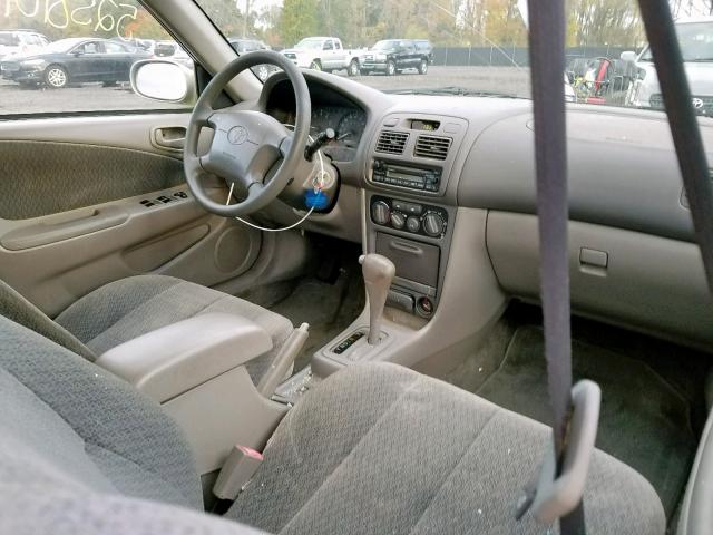 2T1BR12EX1C507931 - 2001 TOYOTA COROLLA CE SILVER photo 5