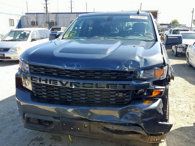 3GCPWBEH6KG162835 - 2019 CHEVROLET SILVERADO BLUE photo 9