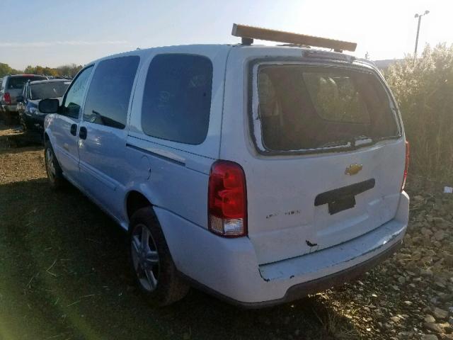 1GNDV03L35D294431 - 2005 CHEVROLET UPLANDER WHITE photo 3