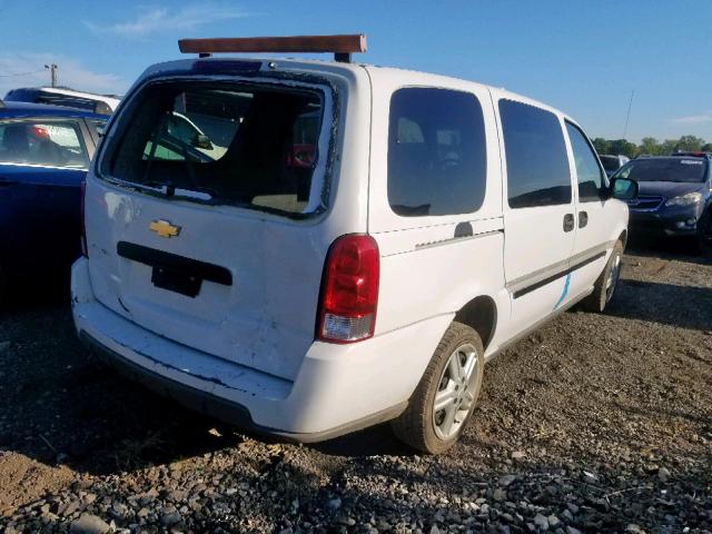 1GNDV03L35D294431 - 2005 CHEVROLET UPLANDER WHITE photo 4