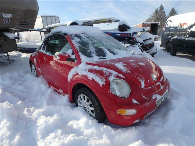 3VWCM31Y45M306451 - 2005 VOLKSWAGEN NEW BEETLE RED photo 1