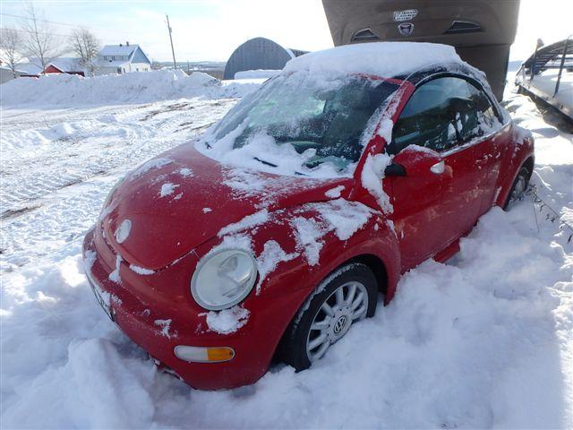 3VWCM31Y45M306451 - 2005 VOLKSWAGEN NEW BEETLE RED photo 2