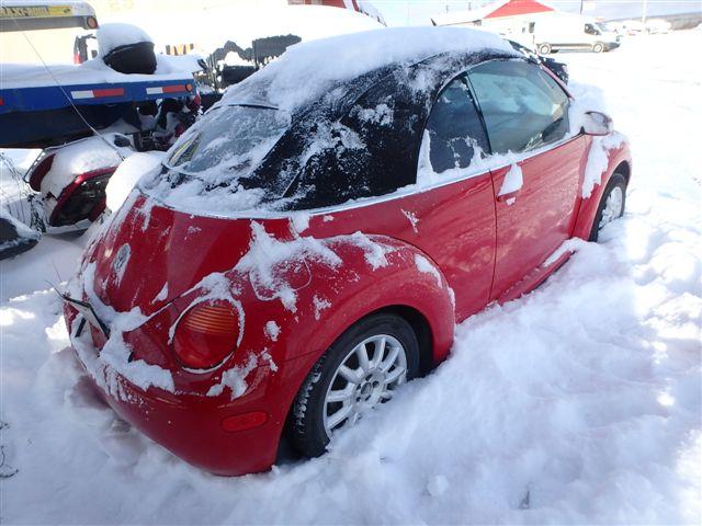 3VWCM31Y45M306451 - 2005 VOLKSWAGEN NEW BEETLE RED photo 4