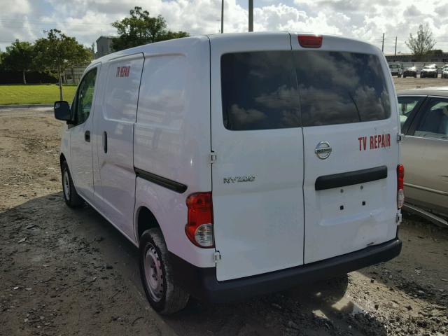 3N6CM0KNXEK699287 - 2014 NISSAN NV200 2.5S WHITE photo 3