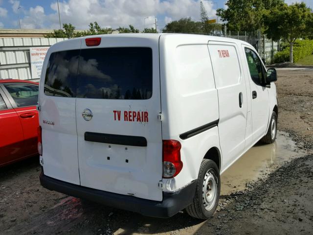 3N6CM0KNXEK699287 - 2014 NISSAN NV200 2.5S WHITE photo 4