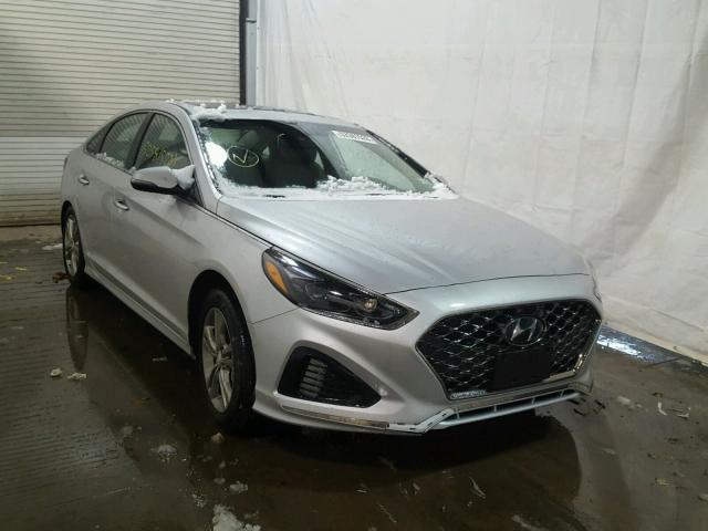 5NPE34AF3JH711011 - 2018 HYUNDAI SONATA SPO SILVER photo 1