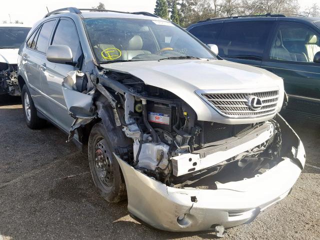 JTJHW31U882050176 - 2008 LEXUS RX 400H GRAY photo 1