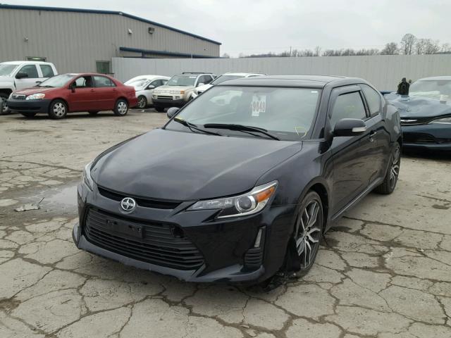 JTKJF5C76FJ004722 - 2015 TOYOTA SCION TC BLACK photo 2