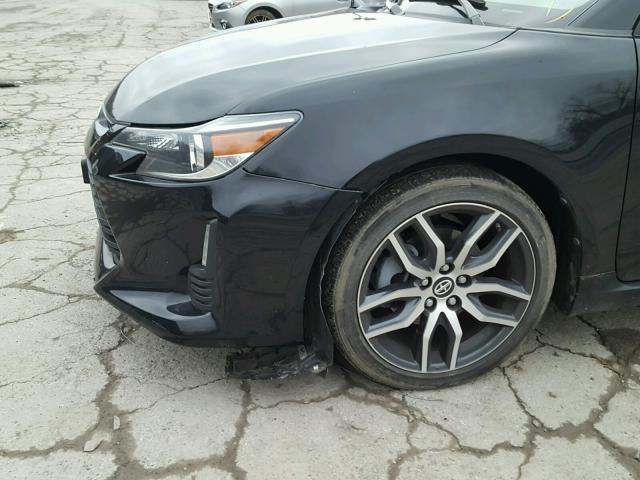 JTKJF5C76FJ004722 - 2015 TOYOTA SCION TC BLACK photo 9