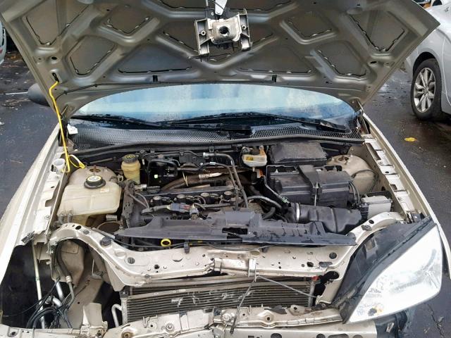 1FAHP34N66W116918 - 2006 FORD FOCUS ZX4 GOLD photo 7