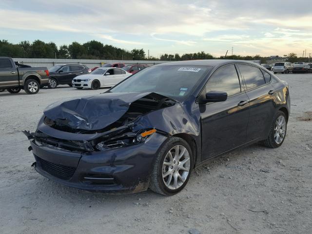 1C3CDFBB3ED716222 - 2014 DODGE DART SXT CHARCOAL photo 2