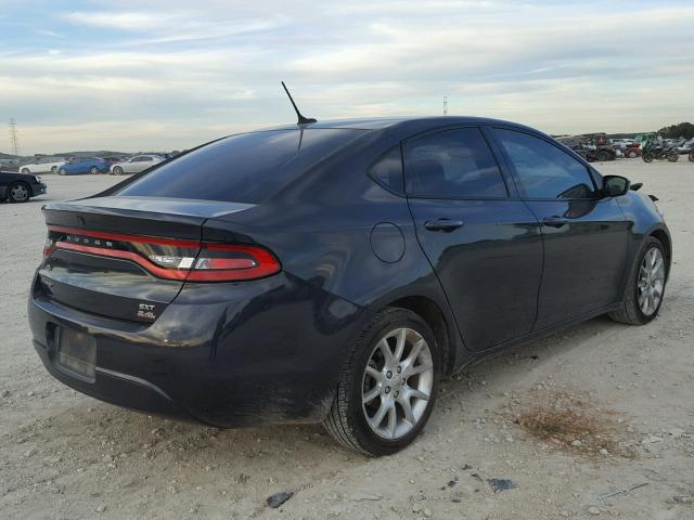 1C3CDFBB3ED716222 - 2014 DODGE DART SXT CHARCOAL photo 4