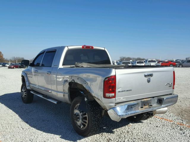 3D3MX49C86G238692 - 2006 DODGE RAM 3500 SILVER photo 3