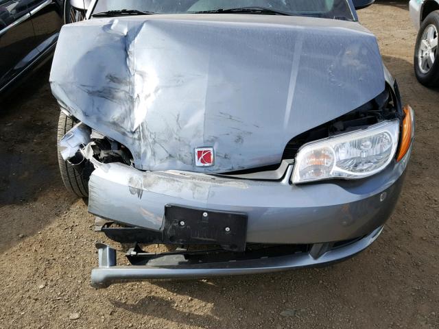 1G8AN18F37Z149832 - 2007 SATURN ION LEVEL GRAY photo 7