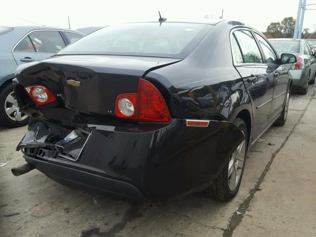 1G1ZH57B39F235595 - 2009 CHEVROLET MALIBU 1LT BLACK photo 4