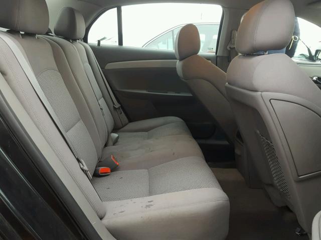 1G1ZH57B39F235595 - 2009 CHEVROLET MALIBU 1LT BLACK photo 6