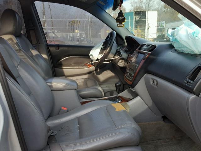 2HNYD18813H515073 - 2003 ACURA MDX TOURIN SILVER photo 5