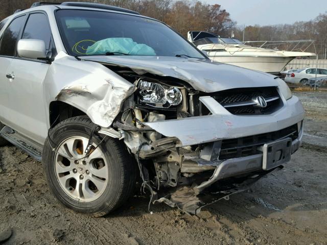 2HNYD18813H515073 - 2003 ACURA MDX TOURIN SILVER photo 9