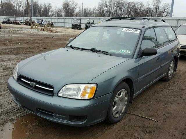 4S3BH635817303077 - 2001 SUBARU LEGACY L GRAY photo 2