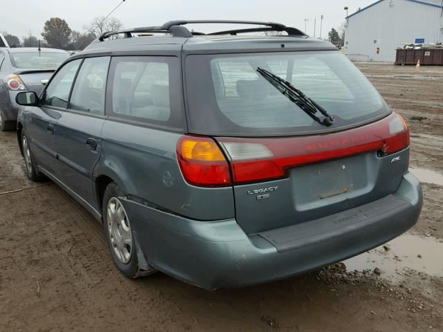 4S3BH635817303077 - 2001 SUBARU LEGACY L GRAY photo 3