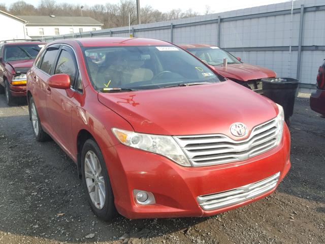 4T3ZA3BBXAU036697 - 2010 TOYOTA VENZA BASE RED photo 1