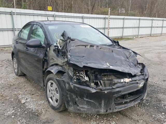 1G1JB5SH7E4224857 - 2014 CHEVROLET SONIC LS 黑色 照片 1