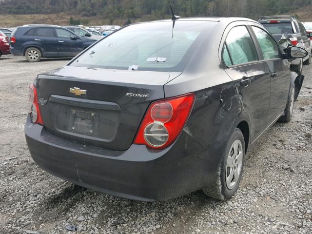 1G1JB5SH7E4224857 - 2014 CHEVROLET SONIC LS 黑色 照片 4