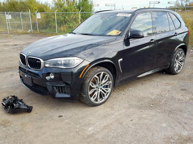 5YMKT6C5XG0R79067 - 2016 BMW X5 M BLACK photo 2