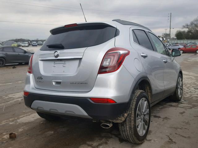 KL4CJASB1JB578770 - 2018 BUICK ENCORE PRE SILVER photo 4