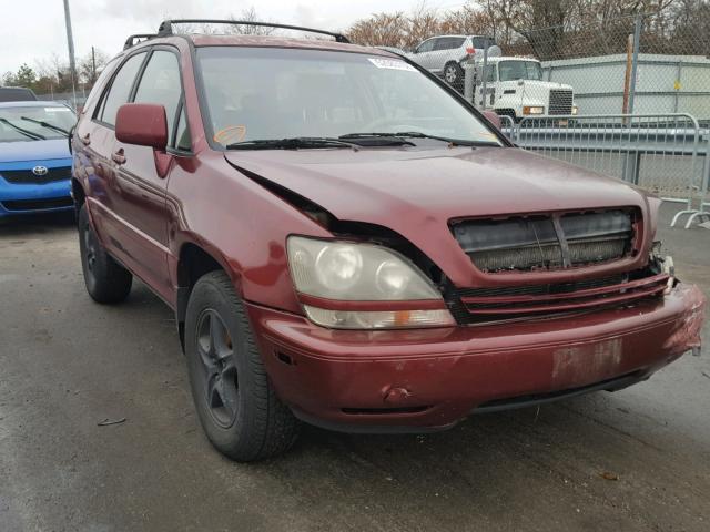 JT6HF10U2X0030354 - 1999 LEXUS RX 300 BURGUNDY photo 1