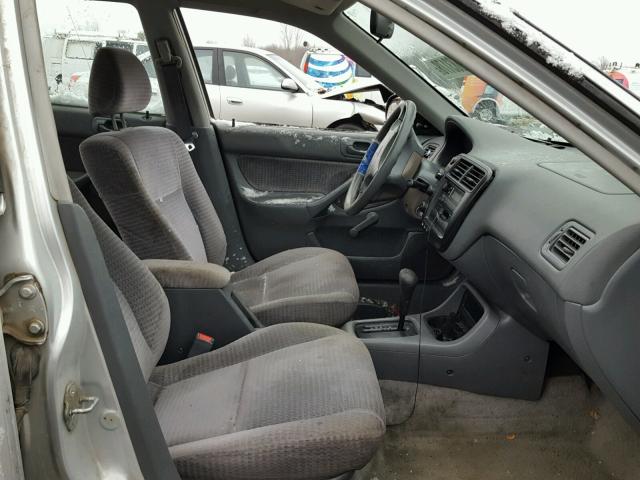 2HGEJ6616YH576562 - 2000 HONDA CIVIC BASE SILVER photo 5