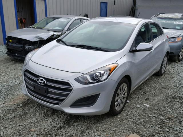 KMHD35LH0GU262350 - 2016 HYUNDAI ELANTRA GT GRAY photo 2