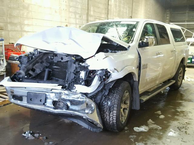 1C6RR7NT8DS672396 - 2013 RAM 1500 LARAM WHITE photo 2