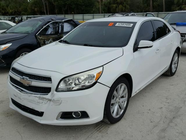 1G11E5SA6DF306012 - 2013 CHEVROLET MALIBU 2LT WHITE photo 2