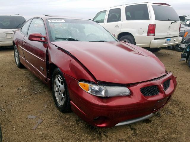 1G2WR12181F183694 - 2001 PONTIAC GRAND PRIX Бордовый фото 1