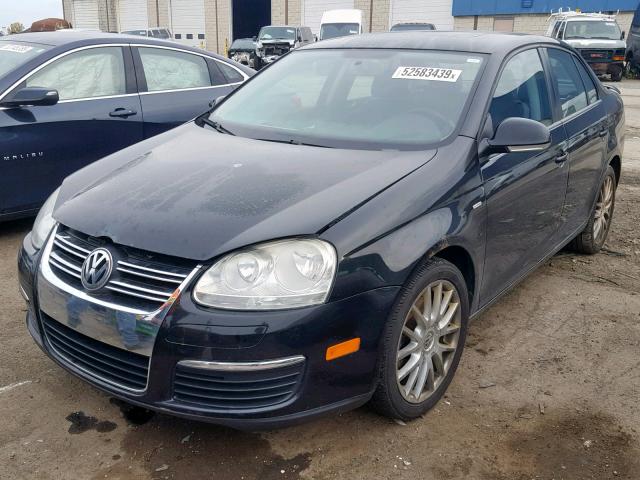 3VWRJ71K98M153432 - 2008 VOLKSWAGEN JETTA WOLF BLACK photo 2