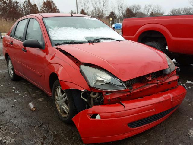 1FAFP38ZX4W154203 - 2004 FORD FOCUS ZTS RED photo 1